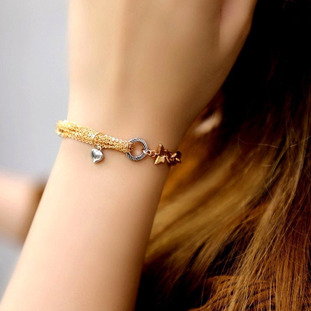 دستبند زنانه ژوپینگ مدل زنجیری کد B1027