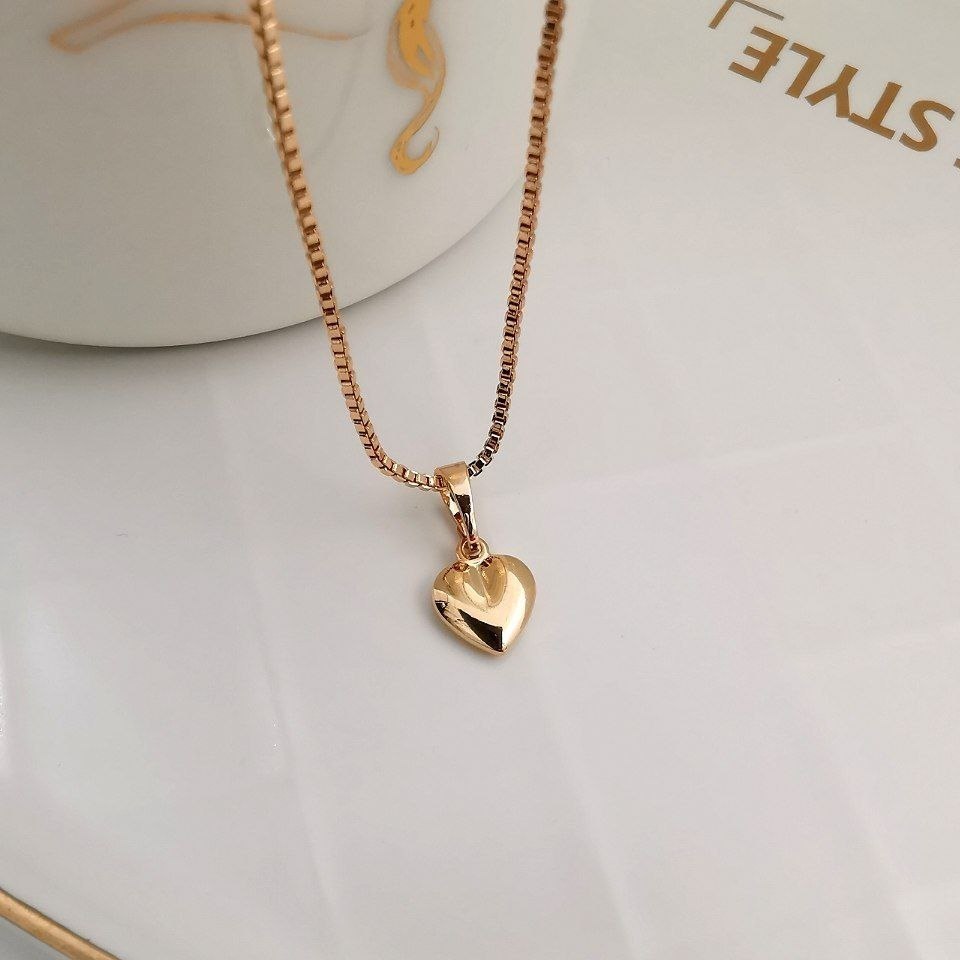 پلاک زنانه ژوپینگ مدل قلبی کد B1211